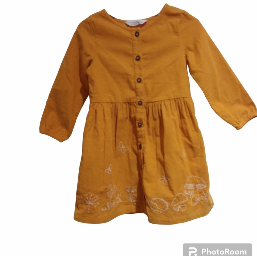 ⭐HP⭐ NWOT BEEBAY Toddler Girls / Girls Corduroy Embroidered Dress